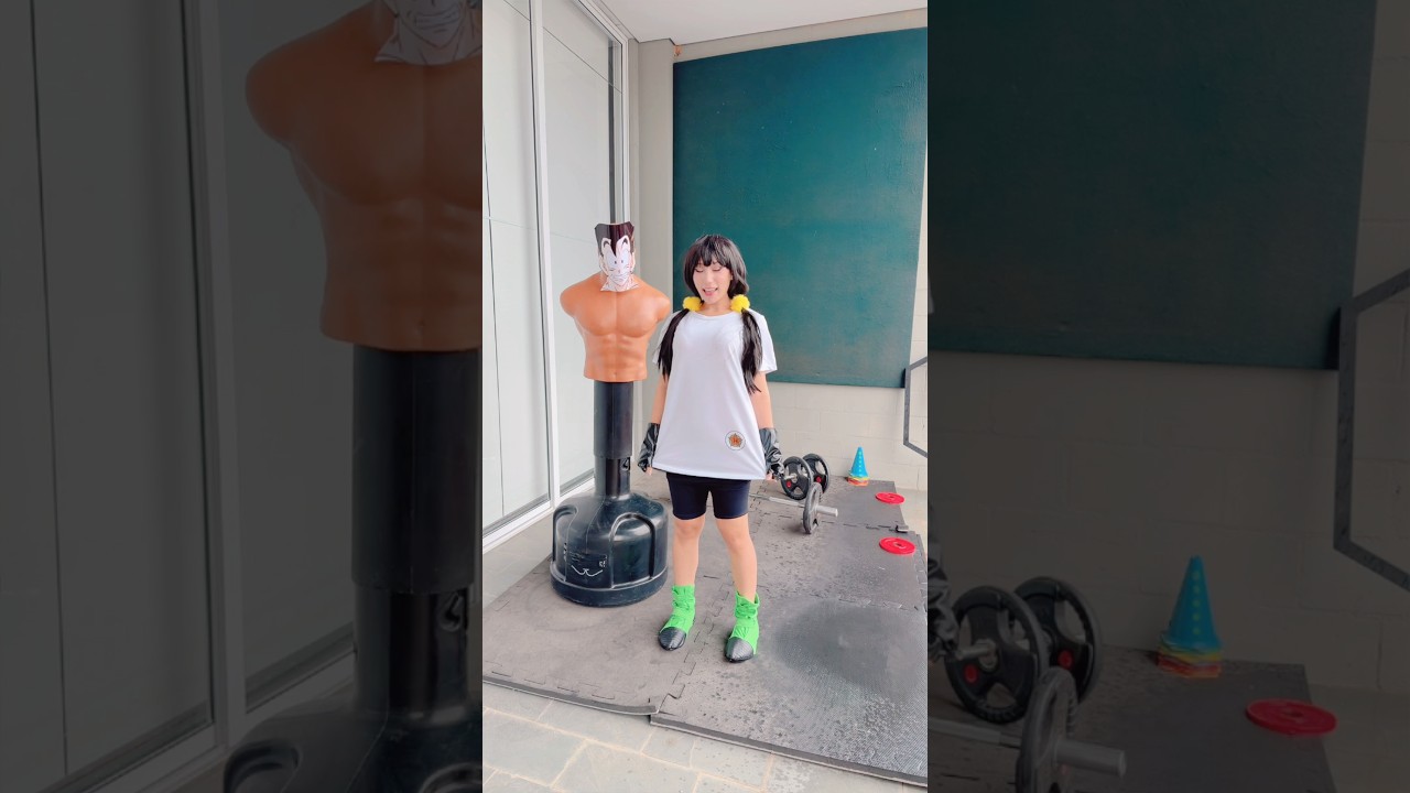 GOHAN never stood a CHANCE 😳 #anime #cosplay