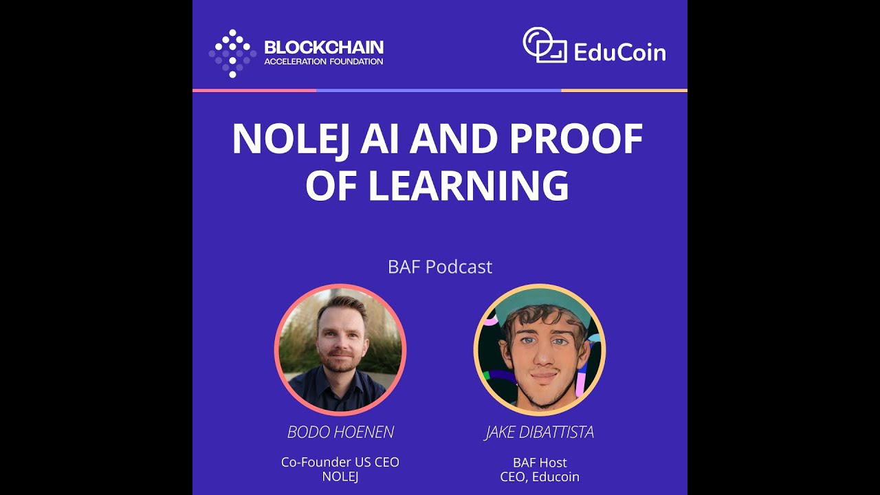 ⁣Web3'Ed Podcast: Bodo Hoenen (Proof of Learning and AI in Edtech)