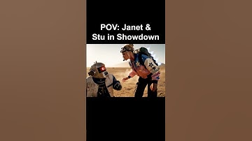 Janet & Stu in duo showdown.. 😂
