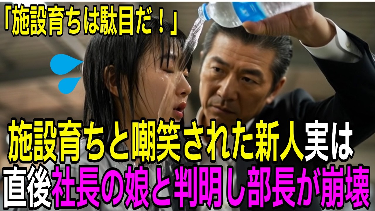 施設育ちの新入社員を見下した部長、社長の娘だと知り顔面蒼白で崩壊する【感動する話】【朗読】