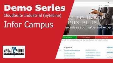 CloudSuite Industrial (SyteLine) Infor Campus