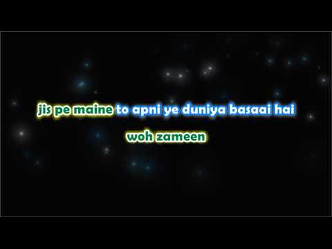 Tere Bin - Dil to baccha hai ji - Karaoke with Lyrics @kabeerverma4302