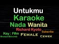 Untukmu-Richard Kyoto-Lagu Nostalgia|Karaoke nada wanita​⁠-Female-Perempuan-cewek@ucokku