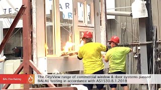 CityView Window & Door Systems Rated For BAL40