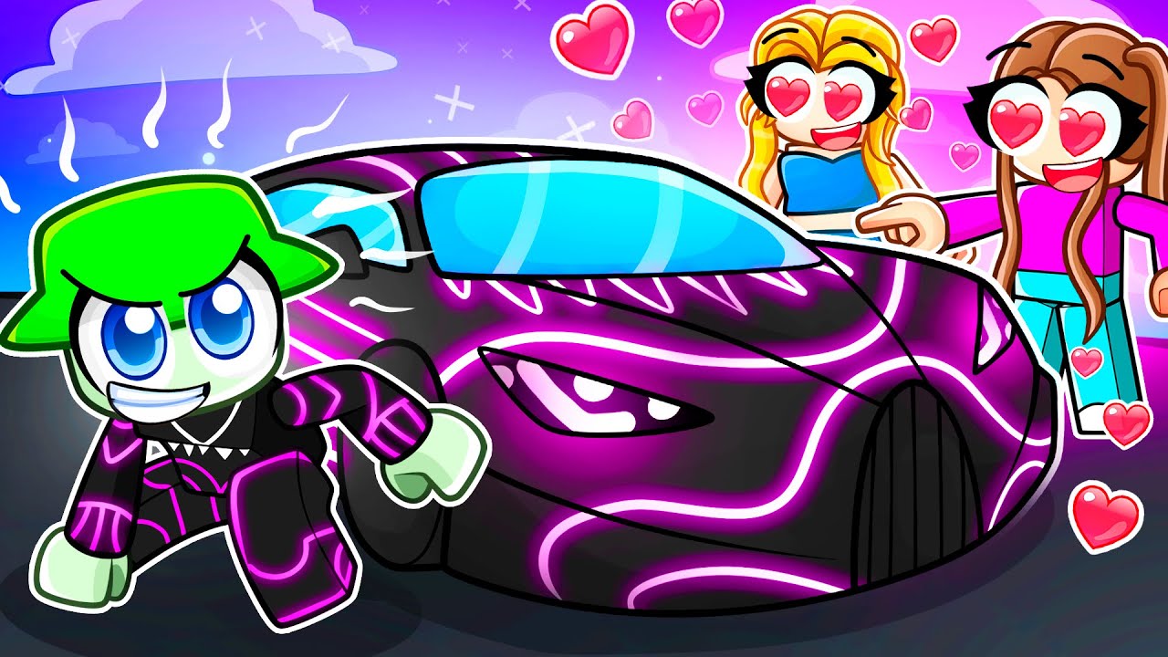 Draguer des FANGIRLS avec ma VOITURE BLACK PANTHER sur Roblox Driving EMPIRE !