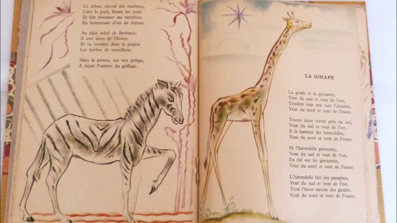 La Girafe, Robert Desnos - YouTube