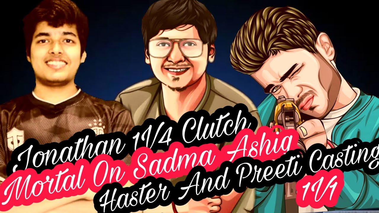 Jonathan 1V4 Clutch Without Getting 1HP | MortaL On Ashiq | Mavi VS Kronten 1V1