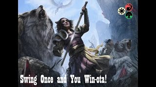 Magic the Gathering Arena Timeless  G/W/R (Naya) Winota, Joiner of Forces