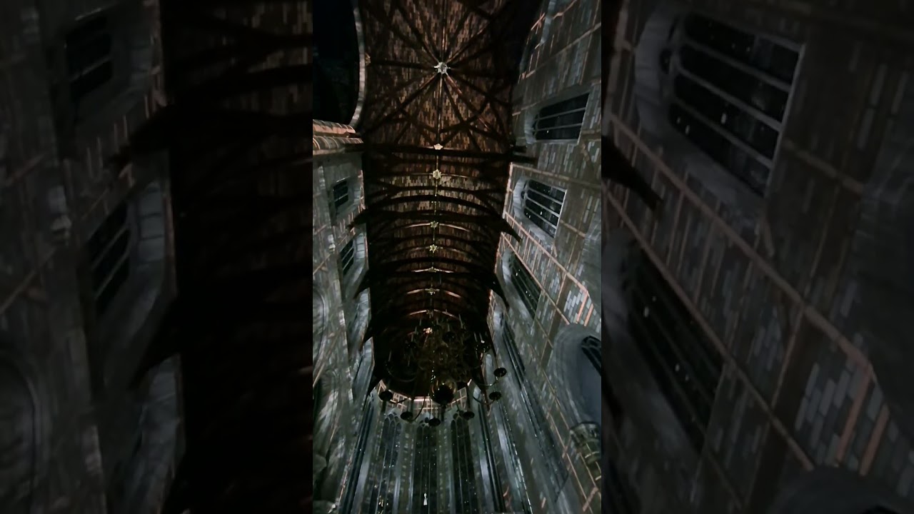 Световое шоу в Большой церкви в Делфте. 2. (Снимать во время шоу разрешено)