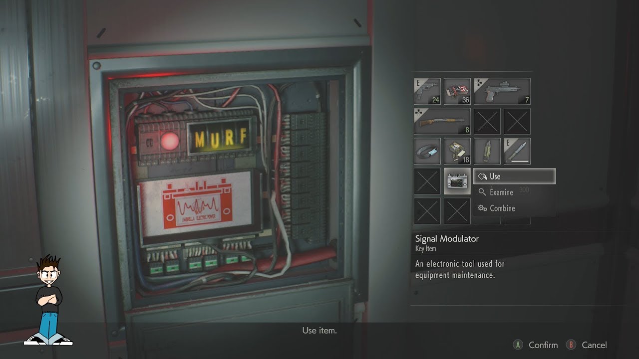 Signal Modulator Use Lab Lounge Resident Evil 2 Remake YouTube