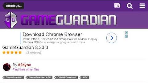 How to download old version - GameGuardian