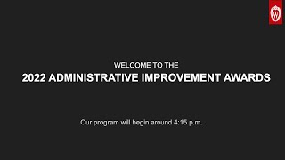 2022 Administrative Improvement Awards