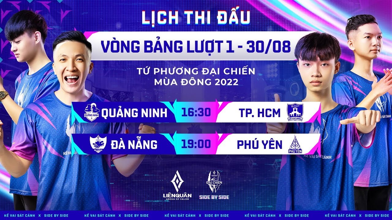 TỨ PHƯƠNG ĐẠI CHIẾN MÙA ĐÔNG 2022 - VÒNG BẢNG LƯỢT 1... - youtube