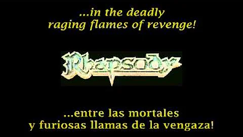 Rhapsody - Flames of Revenge (Lyrics & Sub. Esp)