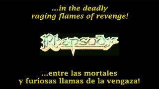Rhapsody - Flames Of Revenge (Lyrics & Sub. Esp)