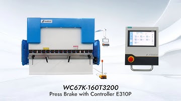 CHINA WC67K-160T3200 NC Press Brake with E310P Controller for Sheet Metal