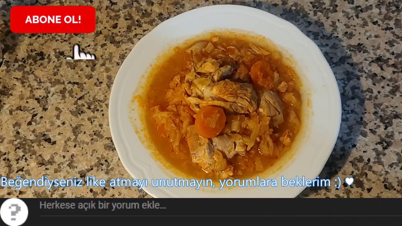 KAPUSKA - TAVUKLU VE LEZZETLİ BİR AKŞAM YEMEĞİ