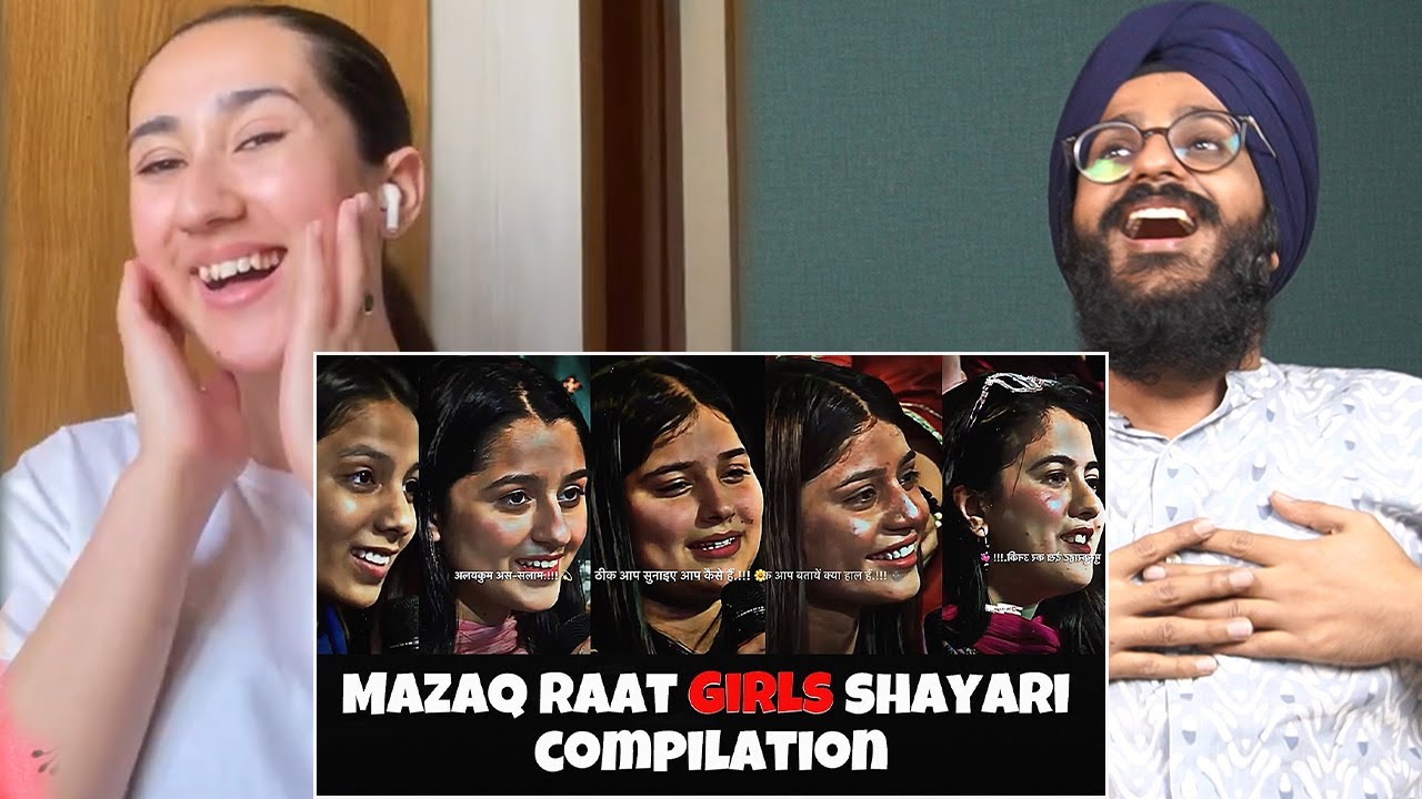 Indian Reaction to Mazaq Raat Girls Shayari Ultimate Compilation | Emotional Urdu shayari| Raula Pao