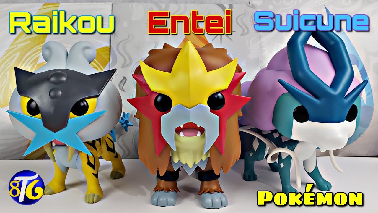 Unboxing/Review Funko Pop!: Raikou, Entei, & Suicune - YouTube