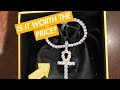 GLD White Gold 3mm Round Cut Tennis Ankh Necklace || Unboxing & Review