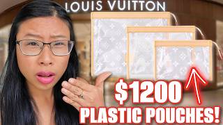 Louis Vuitton Is Charging Over $1200 For Recycled Plastic! Translucent Trio Toiletry Pouch Worth It?