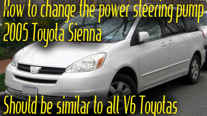 How to Replace Power Steering Belt: Toyota Sienna 2000 