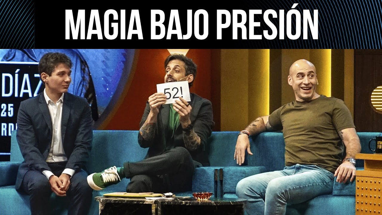 ¡VALIENTE! Rada y un TRUCO MATEMÁTICO ante Gastón Díaz, uno de los mejores 50 estudiantes del mundo