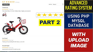 Rating Advanced System With Upload Image Using PHP, MySQL  Database And JS  -  Part 2