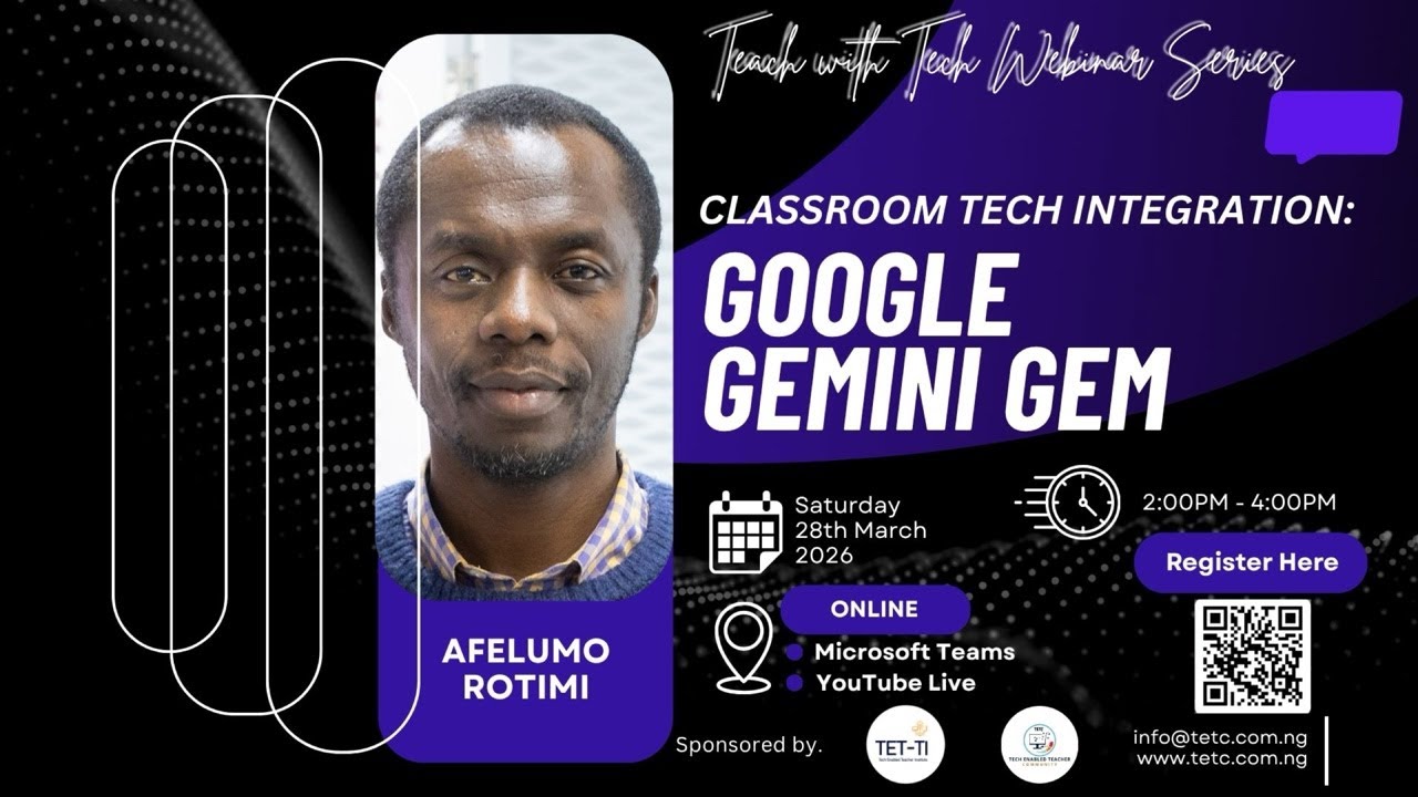📚 TWTS: Classroom Tech Integration: Google Gemini GEM