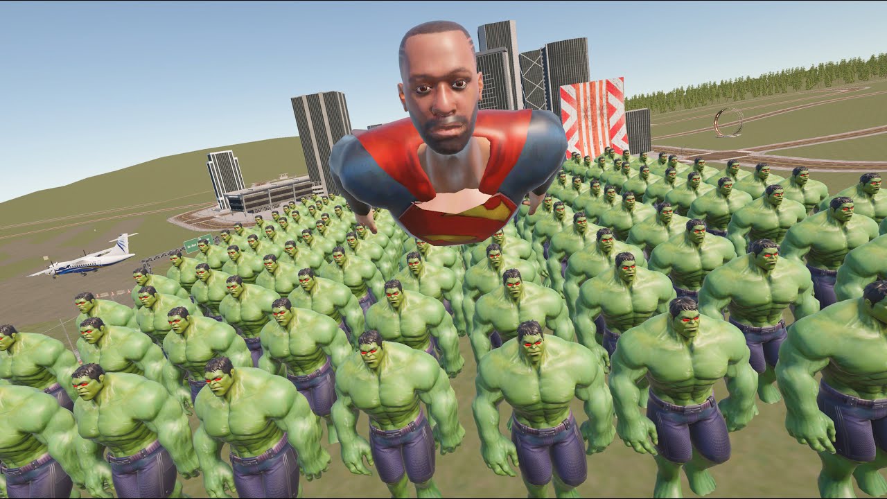 Devil Hulk Attack On Superman Franklin - Indian Bike Driving 3D