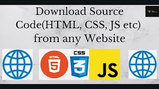نحوه دانلود کد منبع هر وب سایت || کد منبع (HTML، CSS، JS و غیره) را از وب سایت دانلود کنید