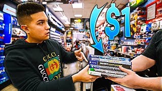 BUYING THE CHEAPEST GAMES AT GAMESTOP!!