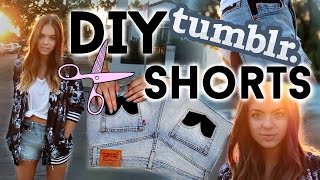 DIY Tumblr Shorts & Music Festival Outfits!!