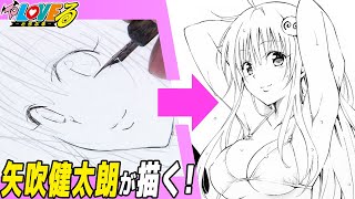 How to Draw “To Love Ru” Kentaro Yabuki's Time-lapse Drawing Movie [Shonen Jump OFFICIAL]