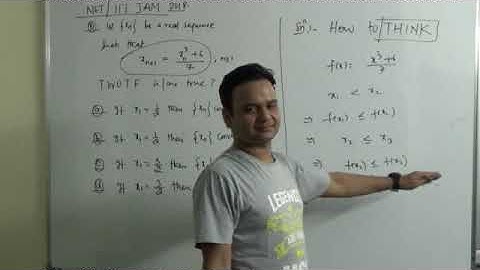 IIT JAM 2017 Solution | Sequence | NBHM | TIFR | ISI | CMI