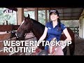 Western Tack Up Routine w/ Cindy Valentina | Guest Vlog