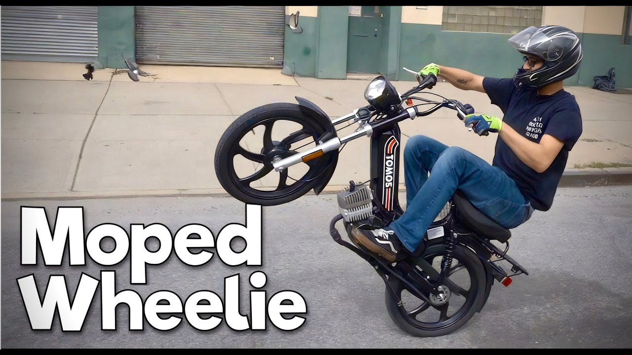 Yes, You Can Wheelie on a Moped