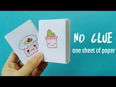 Video Cách Làm Sổ Tay Mini Không Keo - Chỉ 1 Tờ Giấy - DIY... - youtube