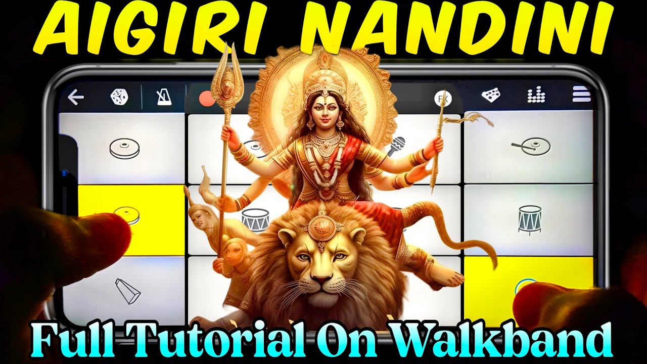 Walkband App Tutorial ft. Aigiri Nandini | Mahishasura Mardini Stotram Instrumental Cover-SB GALAXY