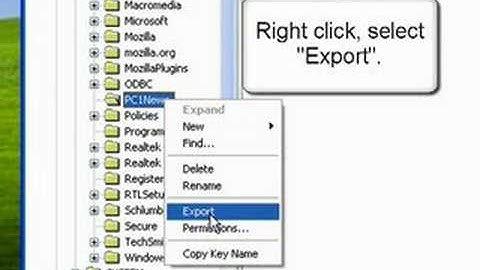 How to Export Key in your Windows Registry
