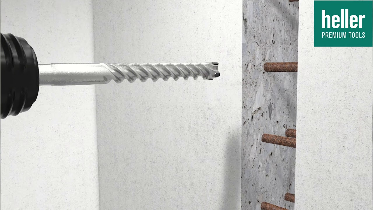 Foret à Terre 120mm WERHE Avec Adaptateur SDS Plus - Tarière Robuste Pour Pieux, Jardin Et Sols Difficiles