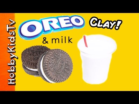 charmy black clover How to Make Clay OREO COOKIES n' Milk! Arts N Crafts Polymer DIY Tutorial by HobbyKidsTV