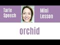 How to Pronounce ORCHID - #SHORTS Quick English Pronunciation Mini Lesson