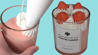 How to Pipe Candle Wax (Whipped Soy Wax  Candle Frosting)