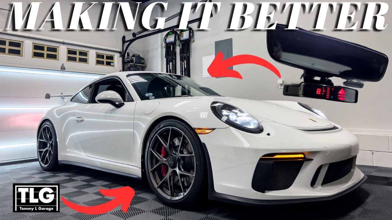 Modifying A Porsche 991.2 GT3 - Valentine 1 Radar Blendmount and TLG Mudflaps!