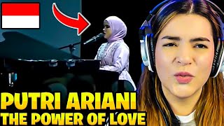 Putri Ariani - The Power of Love Live Performance | REACTION