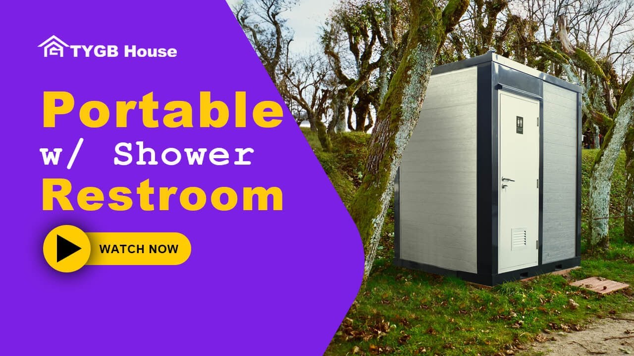 Ultimate Portable Bathroom: Toilet, Sink & Shower All-in-One | Compact & Modern Design - TYGB House
