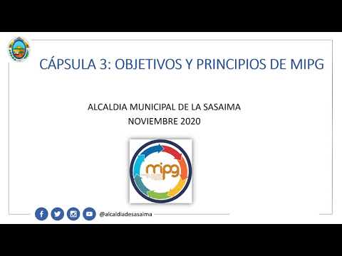 CAPSULA 3 OBJETIVOS Y PRINCIPIOS MIPG