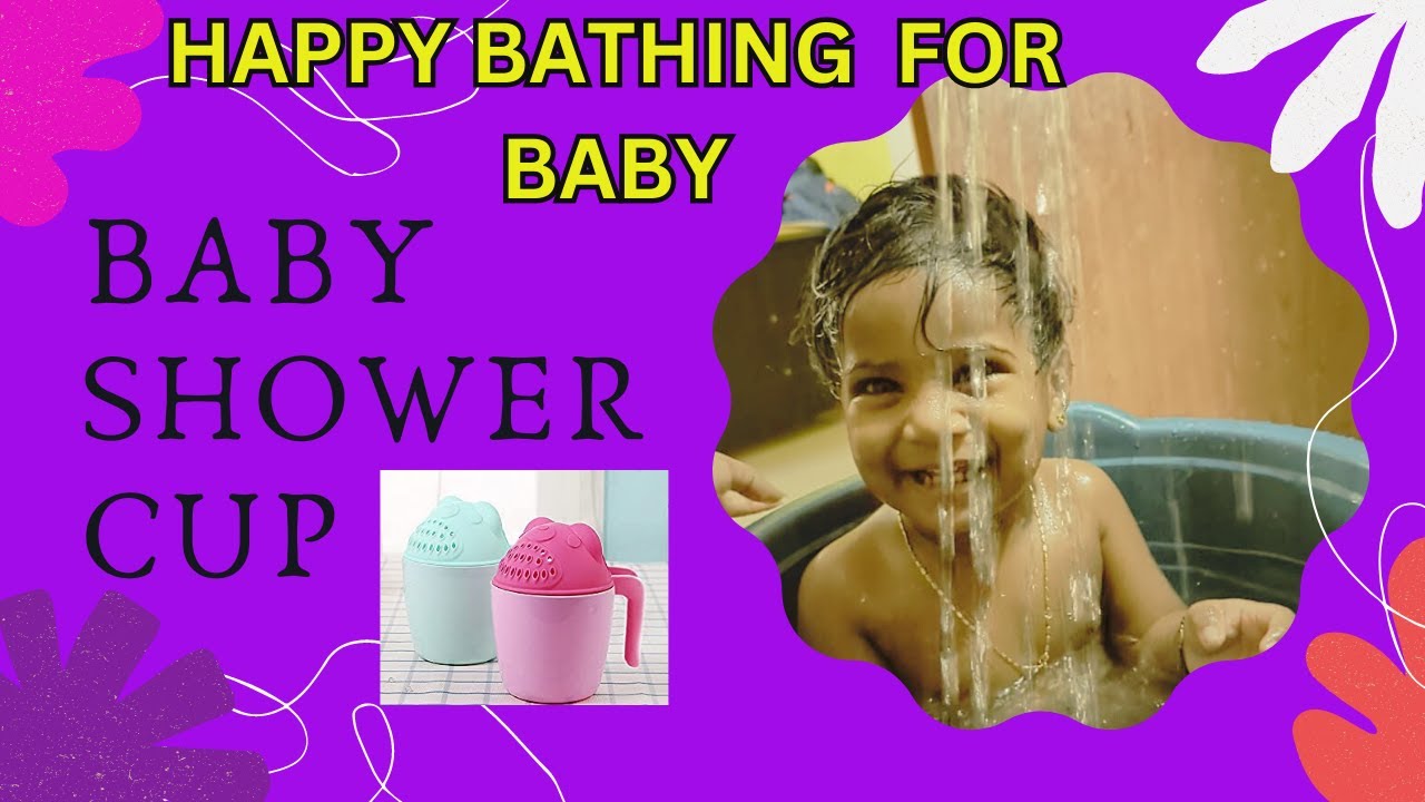 Baby bath shower Cup குழந்தை குளியல் ஷவர் கோப்பை viral baby 
