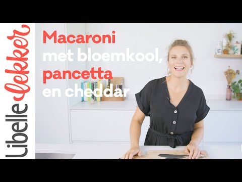 Klaar in 30 minuten: Macaroni met bloemkool, pancetta en cheddar